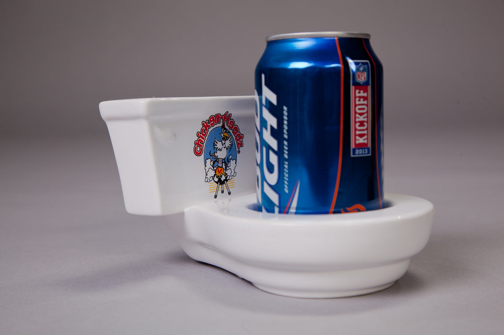 Beer can chicken throne